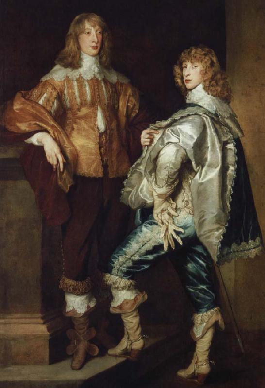 anthonis van dyck lorderna john och bernard stuart France oil painting art
